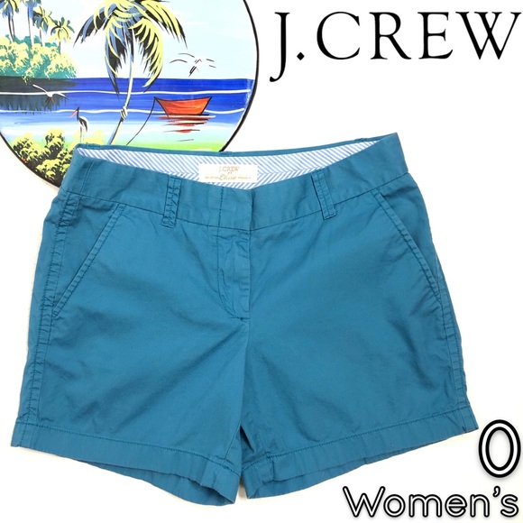 J. Crew Pants - J CREW chino broken-in blue shorts